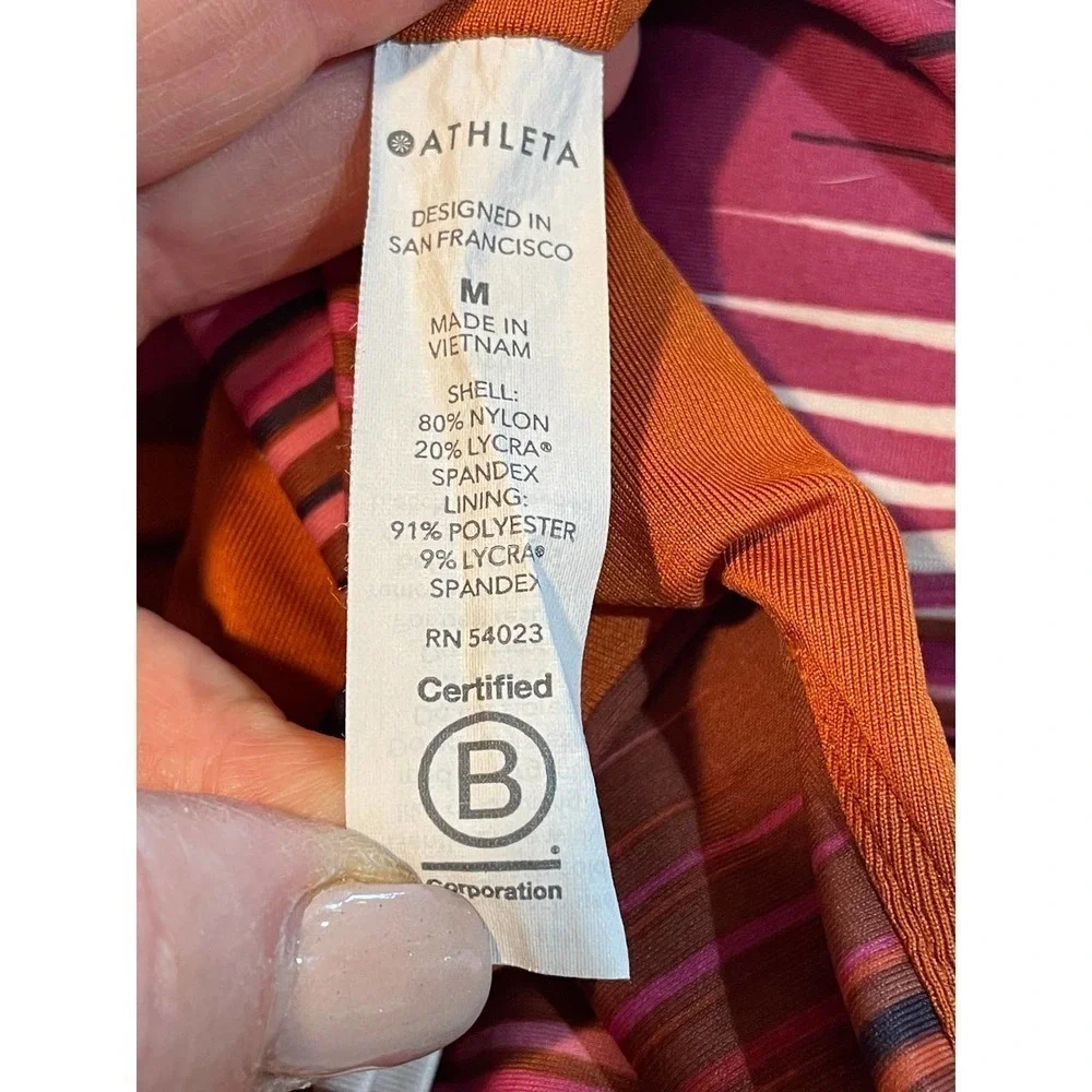 Athleta Ibiza Scoop Swim Bikini Top -  Size Medium